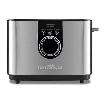 Torradeira Touch Britania Inox 7 Temperaturas 850w 220V