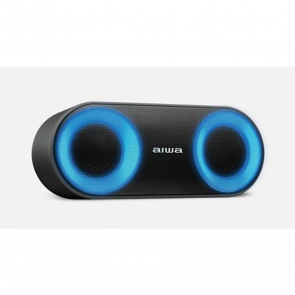 Caixa De Som Speaker Aiwa SP-01 20w BT 15h IP65 RGB Usb Tws Preto Bivolt - 1