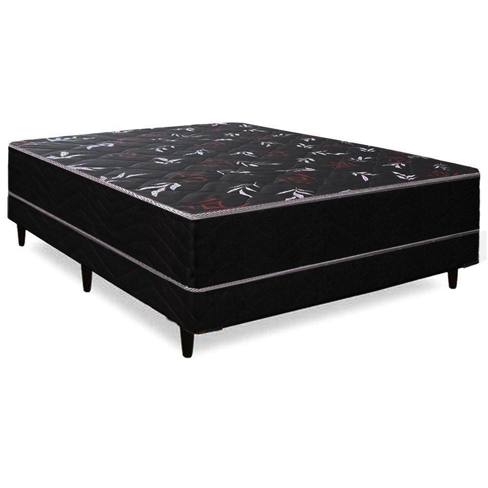 Cama Box Casal Conjugada Ortopédico (5cm) Colchão Dos Sonhos - 1