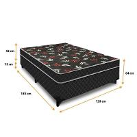 Cama Box Casal Conjugada Ortopédico (5cm) Colchão Dos Sonhos - 3