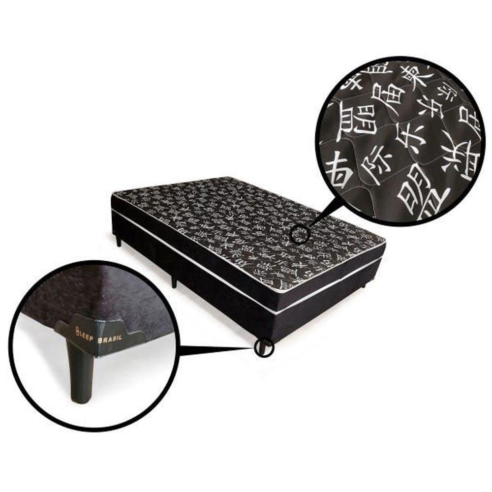 Cama Box Casal Conjugada Ortopédico (5cm) Colchão Dos Sonhos - 2