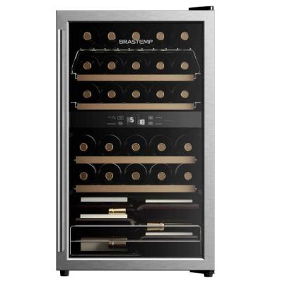Adega Brastemp 33 Garrafas Dual Zone Inox 127v