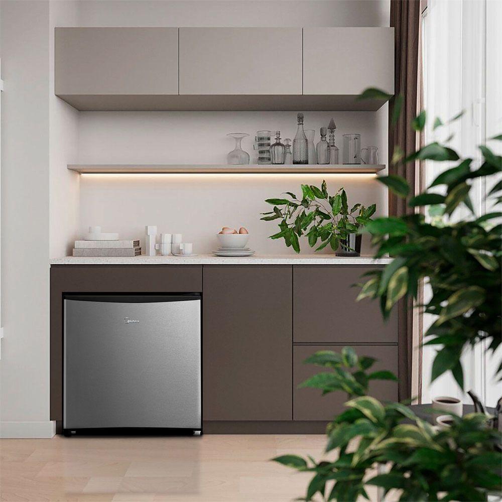 Frigobar Midea Preto Com Inox 45L MRC06B1-X 110V - 3