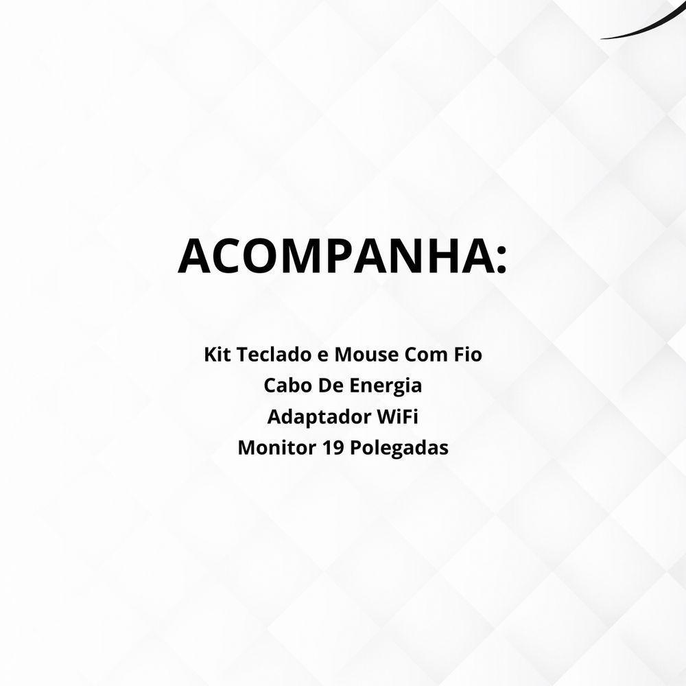 Computador Completo Intel Core I3 16gb Monitor 19.5 Hdmi Ssd 512gb Windows - 5