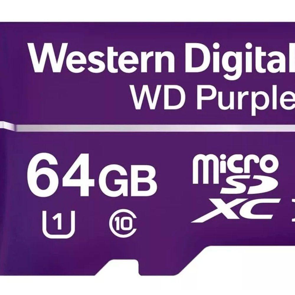 Cartao De Memória Microsd 64gb Wd Purple Sc Ultra Endurance Wdd064g1p0c - 2