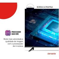 Smart TV Aiwa 43" Android Full HD Borda Ultrafina HDR10 Dolby áudio AWS-TV-50-BL-02-A Preto Bivolt - 3