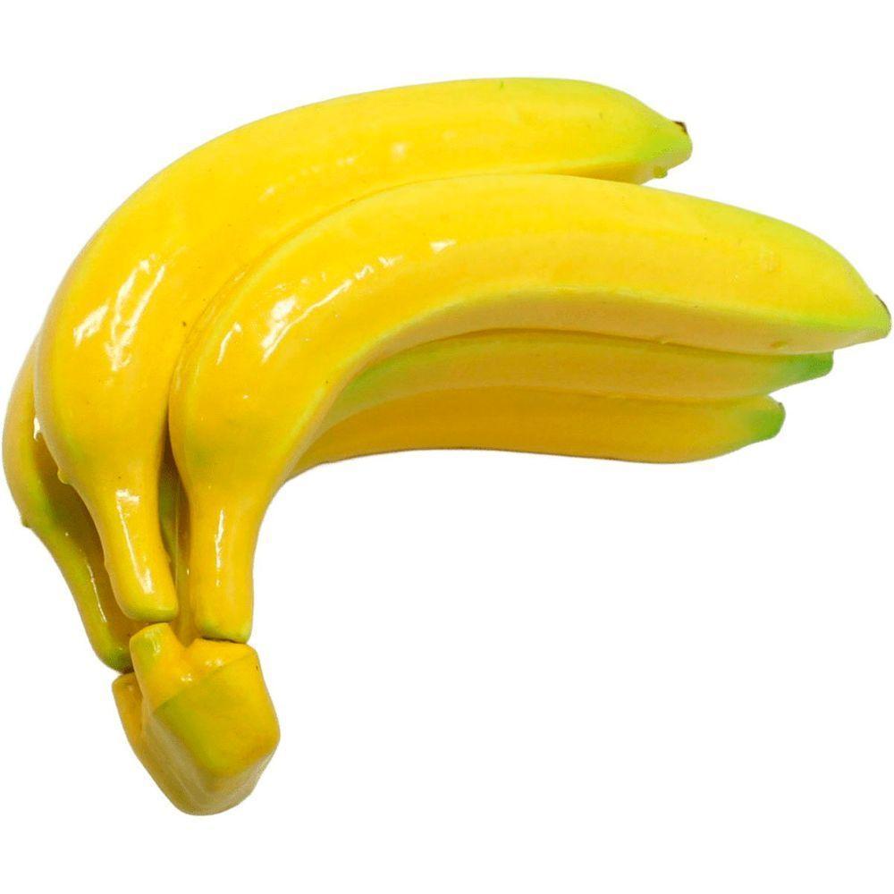 Kit 3 Maço Com 5 Bananas Em Isopor Enfeite Fruta Artificial - 5