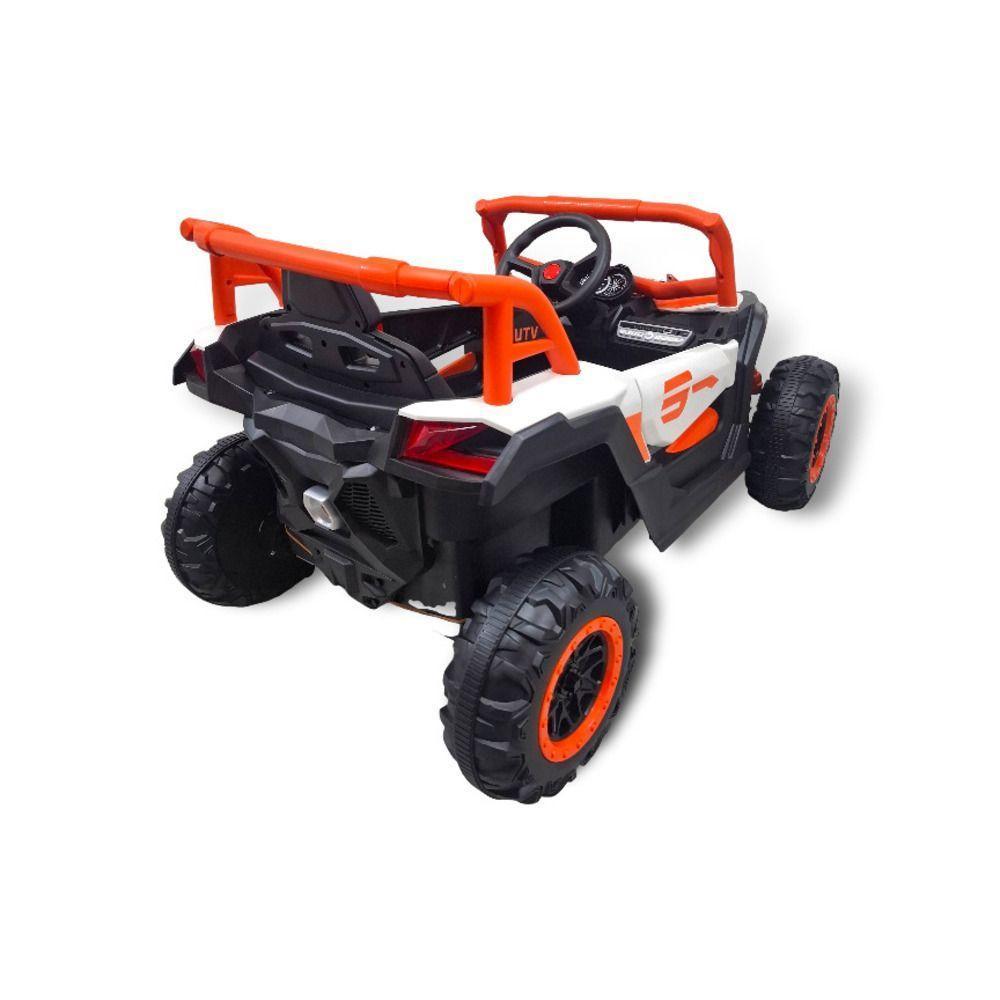 Quadriciclo Utv Carro Elétrico Bang Toys Infantil 12v R3 Com Controle Remoto Laranja - 3