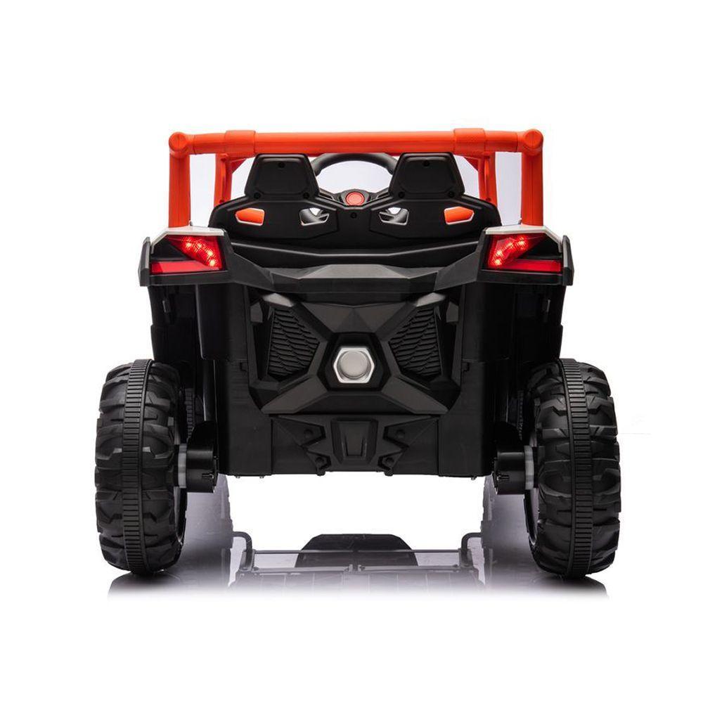 Quadriciclo Utv Carro Elétrico Bang Toys Infantil 12v R3 Com Controle Remoto Laranja - 5