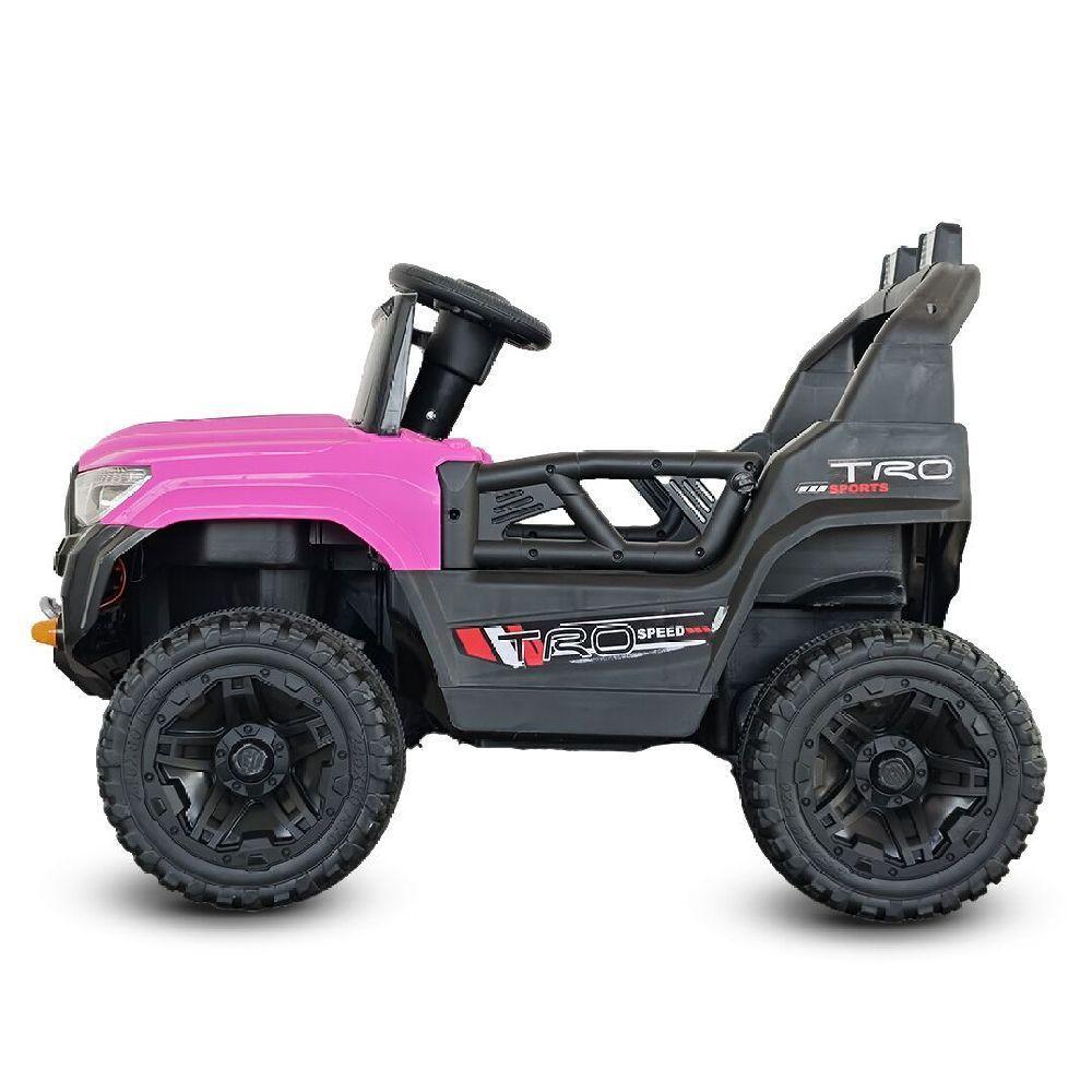 Jipe Elétrico Infantil Bang Toys Titan Xr 12v Rosa - 3