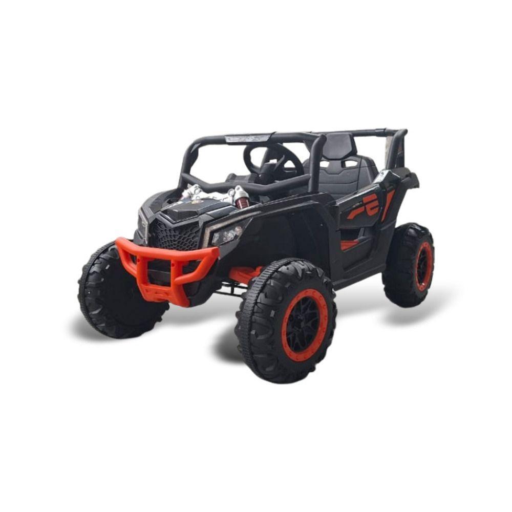 Quadriciclo Utv Elétrico Bang Toys Infantil 12v R3 Preto Com Laranja Bivolt - 1