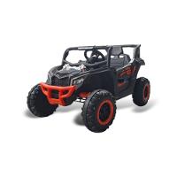 Quadriciclo Utv Elétrico Bang Toys Infantil 12v R3 Preto Com Laranja Bivolt - 1