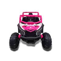 Quadriciclo Utv Carro Elétrico Bang Toys Infantil 12v R3 Com Controle Remoto Rosa - 2