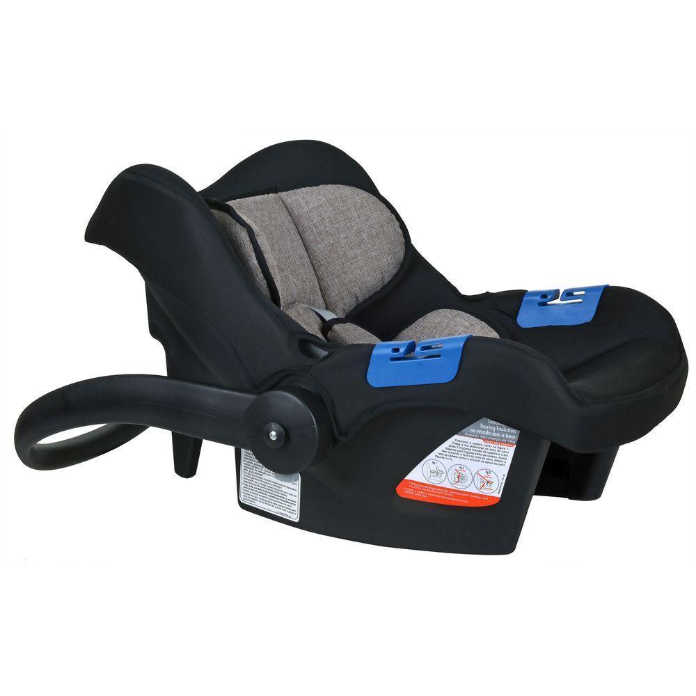 Carrinho De Bebê Burigotto Travel System Zap Com Bebê Conforto Touring X Cappuccino Preto - 2