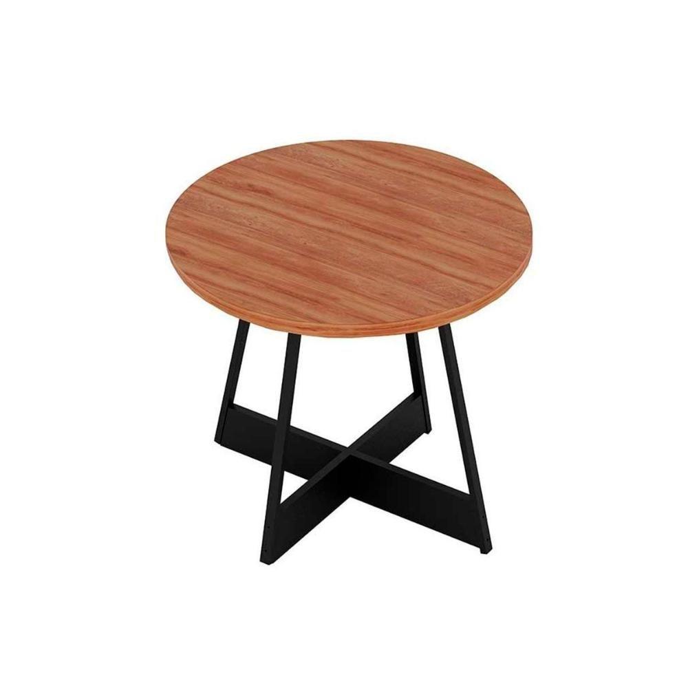 Conjunto Mesa De Cozinha átria 1594 Aço Com Tampo Madeirado 100cm E 4 Cadeiras Lou Preto Nogal Preto Grafite Carraro - 8