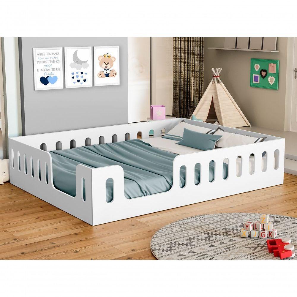 Cama Penélope Casal Com Design Montessoriano – Acompanha Colchão - 1