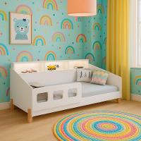 Cama Juvenil Com Grade Mavi – Estilo Montessoriano Com Colchão