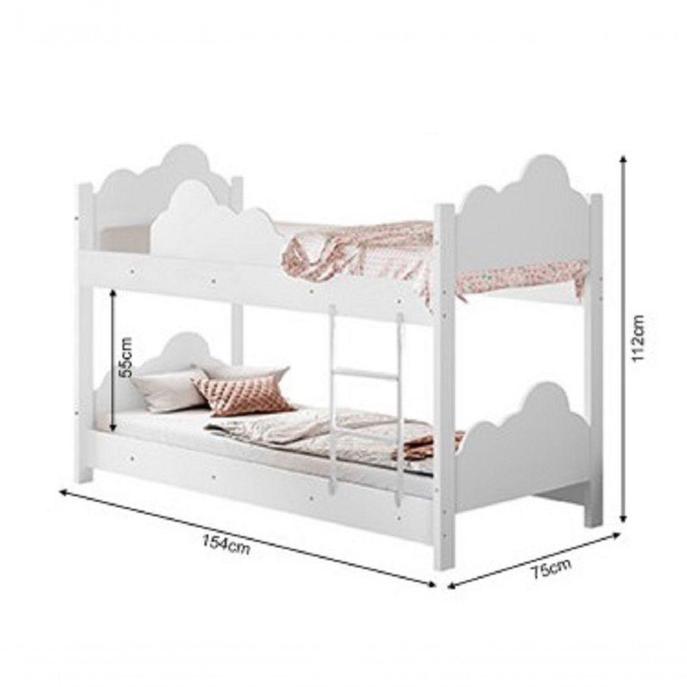 Beliche Infantil Marina Com Escada Lateral – Estrutura Em Mdf Reforçado - 3