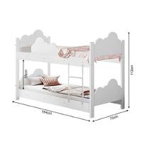 Beliche Infantil Marina Com Escada Lateral – Estrutura Em Mdf Reforçado - 3