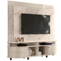Estante Home Tv 65 Pol 2p 183 Cm Daytona Calacata Off White Madetec - 1