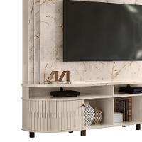 Estante Home Tv 65 Pol 2p 183 Cm Daytona Calacata Off White Madetec - 5