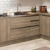 Balcao Pia Sem Tampo 1p 4g 120 Cm Maxxi G746 Nogal Kappesberg Nogal - 7