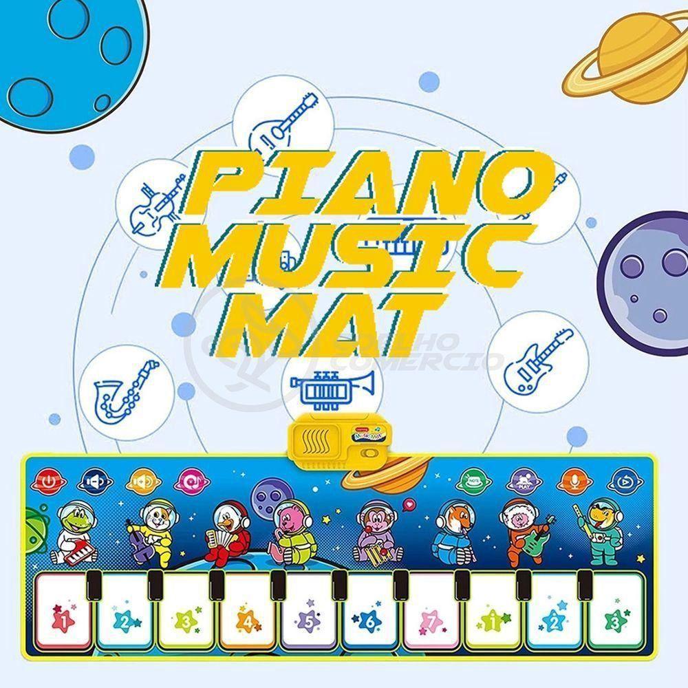 Piano Music Mat Tapete Musical Crianças Infantil Bebês Touch - 8