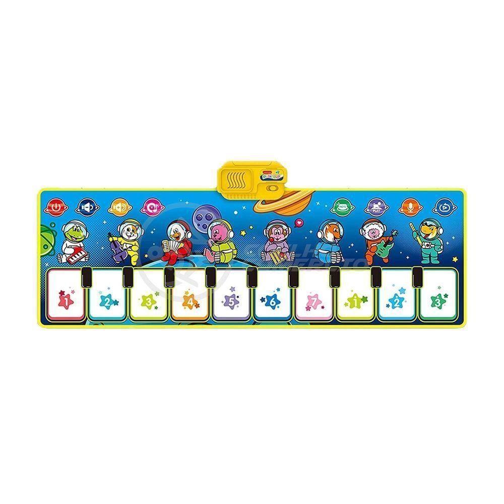 Piano Music Mat Tapete Musical Crianças Infantil Bebês Touch - 9