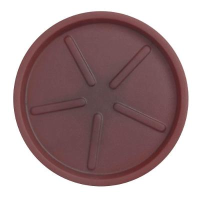 Prato De Vaso Redondo 40 X 3 Cm Cor 32 - Antique Vermelho