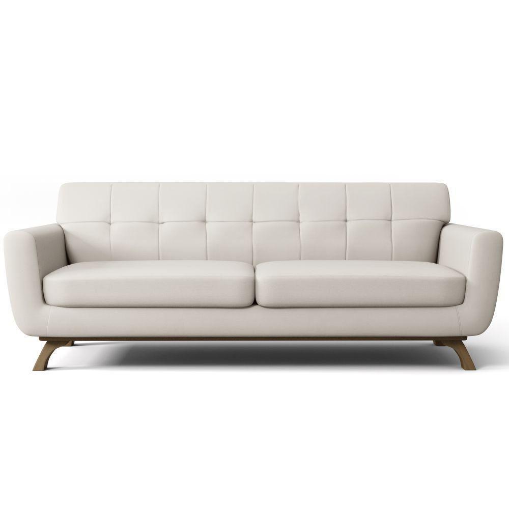 Sofá 3 Lugares Sala De Estar Loki 210 Cm Rústico G15 - Gran Belo - 5