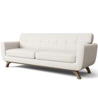 Sofá 3 Lugares Sala De Estar Loki Bipartido 230 Cm Rústico G15 - Gran Belo - 1