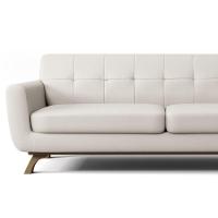 Sofá 3 Lugares Sala De Estar Loki Bipartido 230 Cm Rústico G15 - Gran Belo