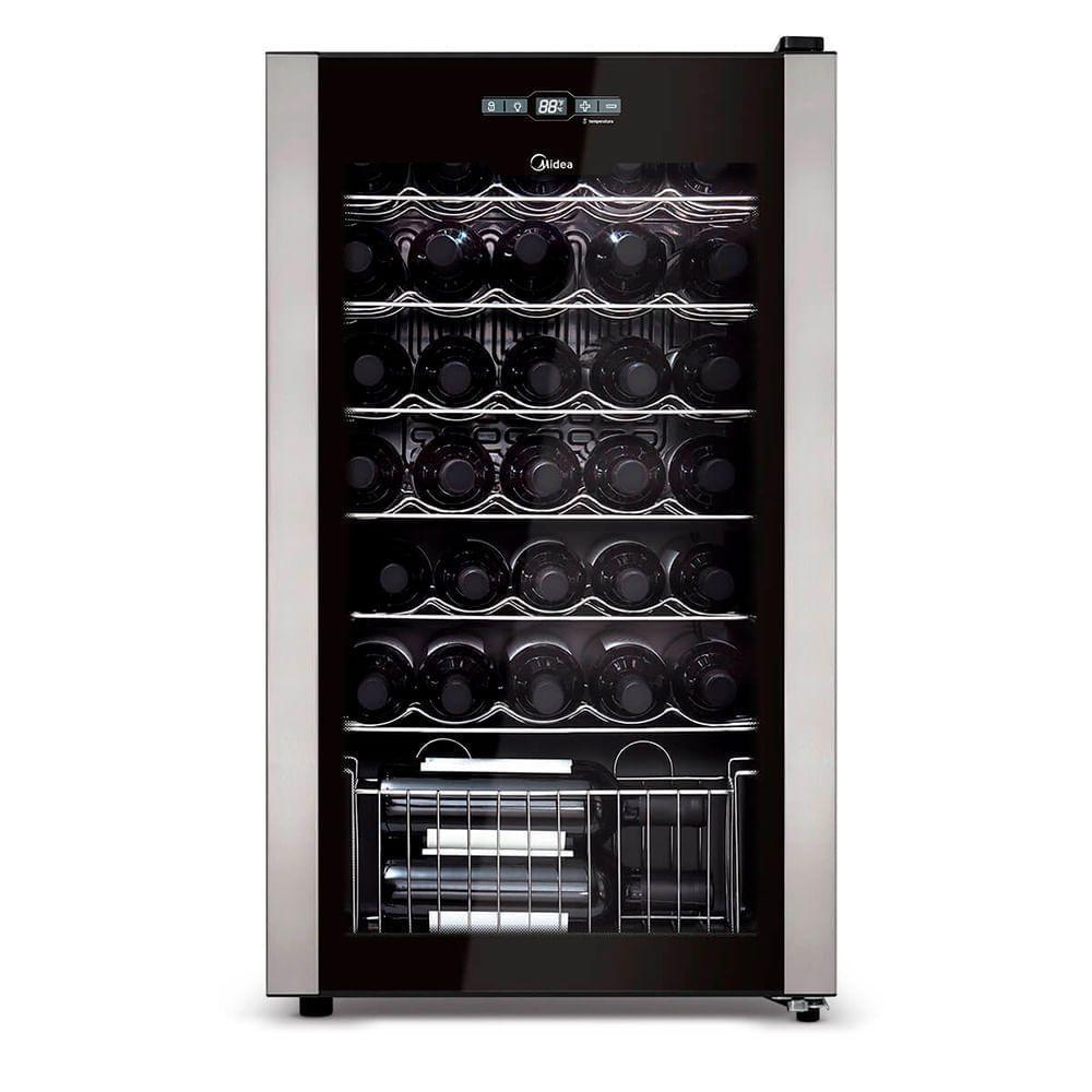 Adega Climatizada De Vinhos Midea 34 Garrafas WBB341 110V - 1
