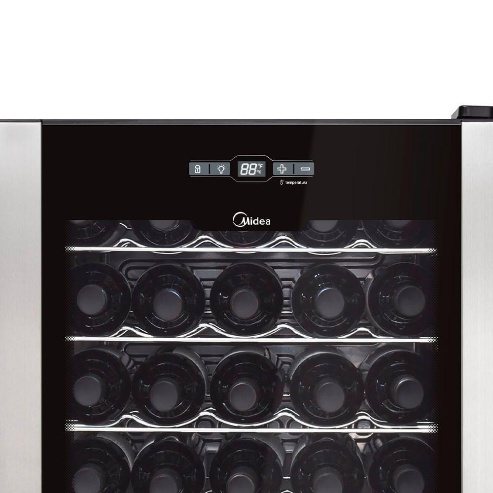 Adega Climatizada De Vinhos Midea 34 Garrafas WBB341 110V - 6