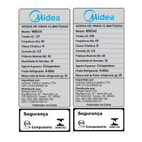 Adega Climatizada De Vinhos Midea 34 Garrafas WBB341 110V - 7