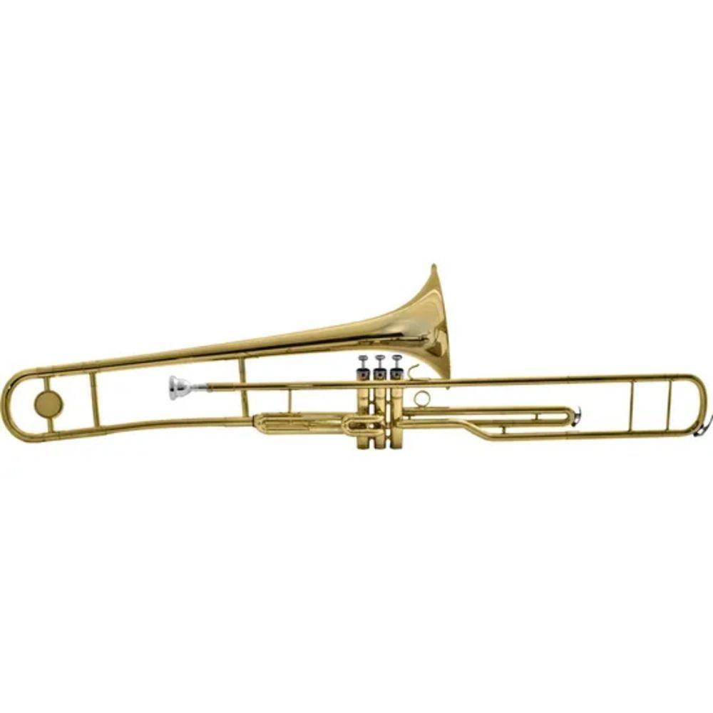 Trombone De Pisto Bb Hsl-900l Laqueado Harmonics - 1
