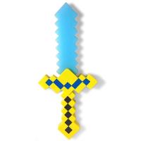 Espada Minecraft De Diamante - 36cm Com Som E Luz - 1