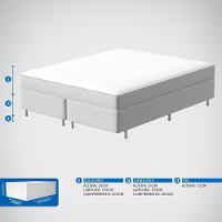 Conjunto Box King Mola Ensacada Prodormir Akira (193x203x46cm) - 6