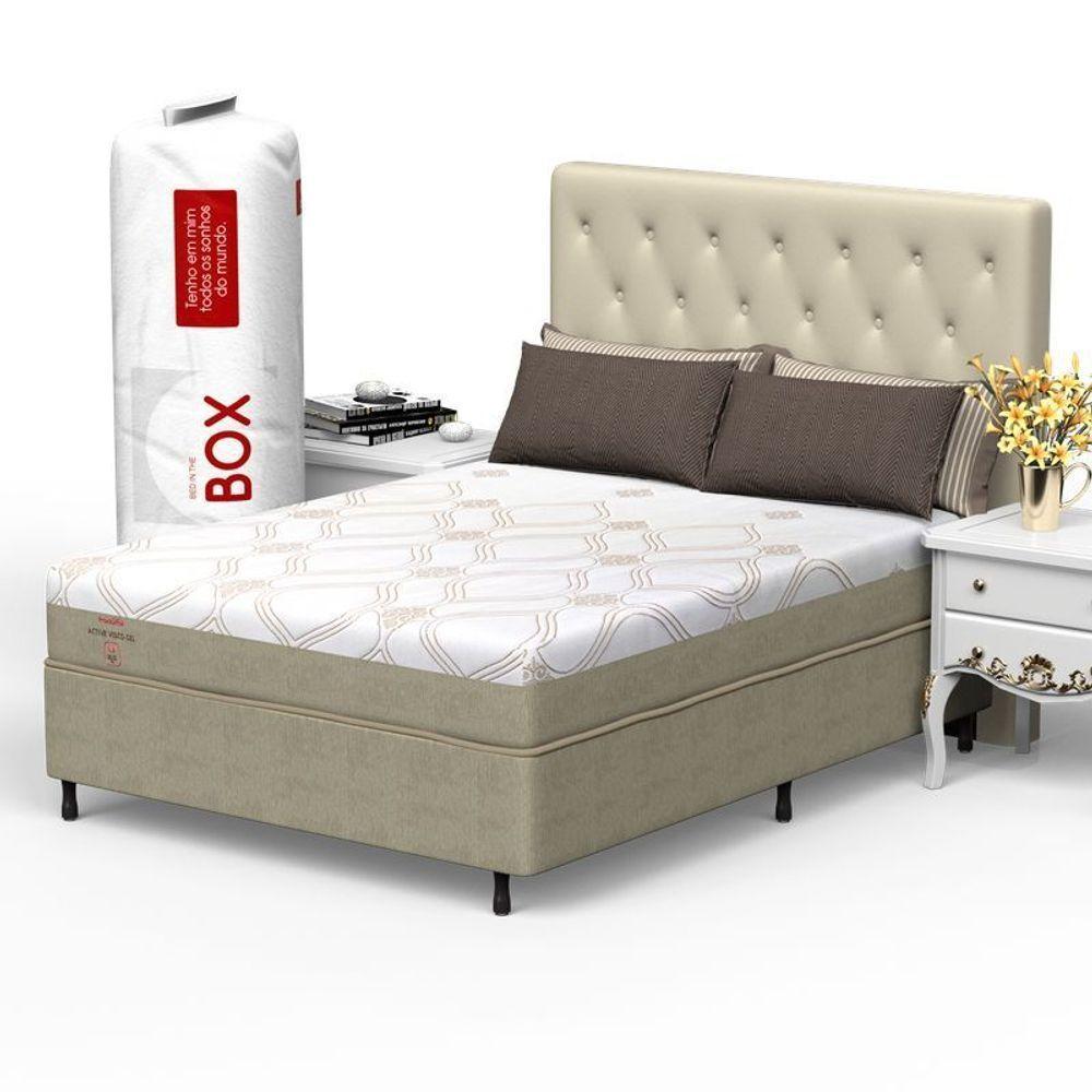 Colchão Casal Espuma Visco Gel Prodormir Active In Box - 2