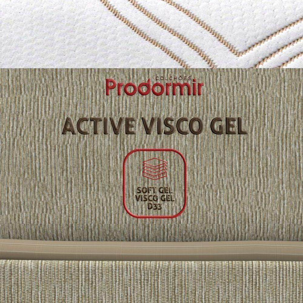 Colchão Casal Espuma Visco Gel Prodormir Active In Box - 5