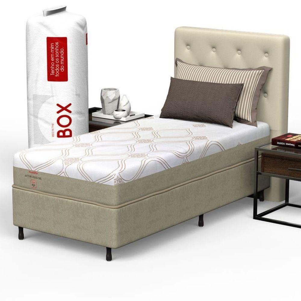 Colchão Solteiro Espuma Visco Gel Prodormir Active In Box - 2