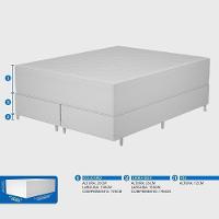 Conjunto Box Queen Mola Ensacada Prodormir Vegas Comfort (158x198x46cm) - 5