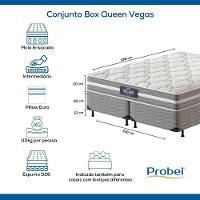 Conjunto Box Queen Mola Ensacada Prodormir Vegas Comfort (158x198x46cm) - 7