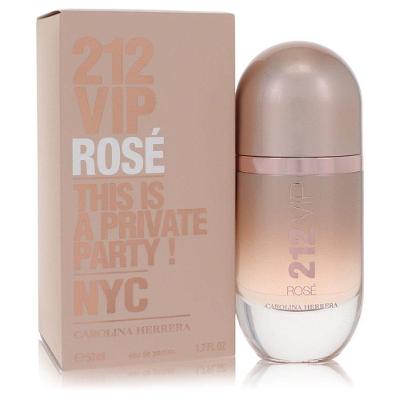 Perfume Feminino 212 Vip Rose Carolina Herrera 50 Ml Eau De Parfum