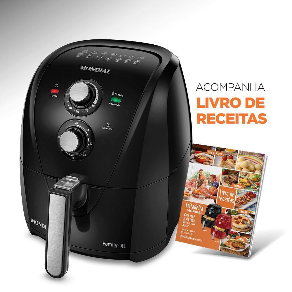 Fritadeira A Ar Mondial - Afn-40-fb Air Fryer Afn-40-fb 220v - 4