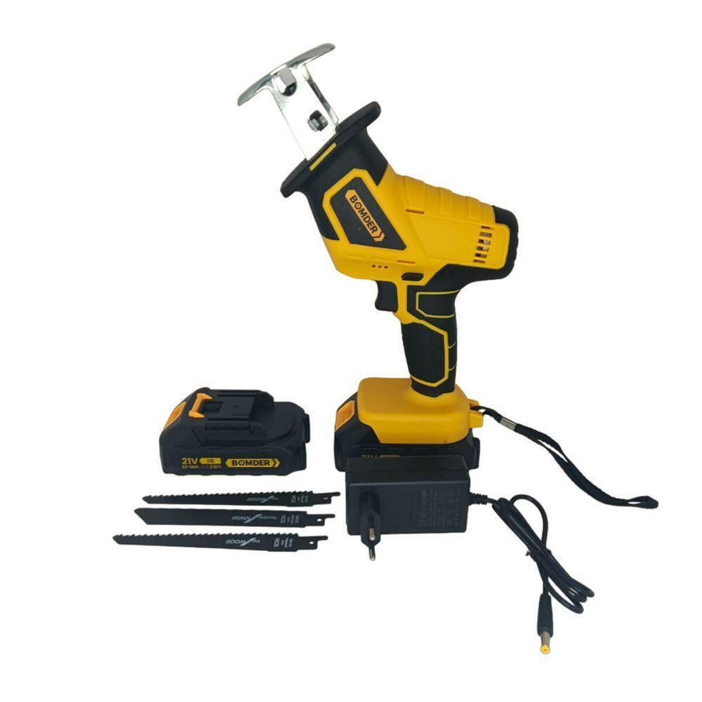 Motosserra Poda Portátil Recarregável 21v Acompanha 2 Baterias - 2