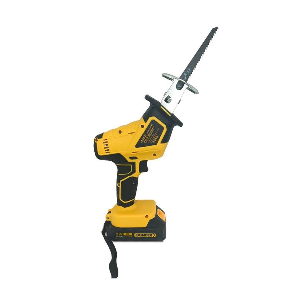 Motosserra Poda Portátil Recarregável 21v Acompanha 2 Baterias - 3