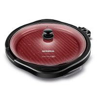 Grill Redondo Mondial Cook & Grill G-03-rc Grill G-03-rc 127v/60hz Red Ceramic - 5