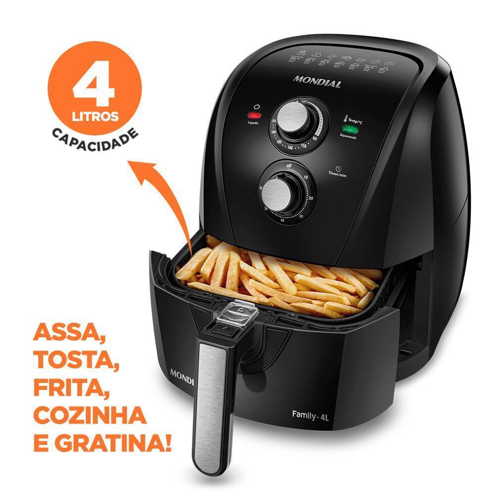 Fritadeira A Ar Mondial - Afn-40-Fb Air Fryer Afn-40-Fb 127V/60Hz . - 6
