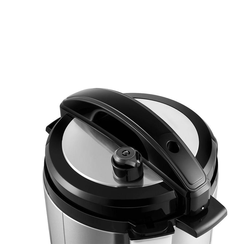 Panela De Pressão Elétrica Mondial Pratic Cook 3l Premium I Pe-47-3l-i Panela Elétrica De Pressão-220v-preto/inox - 6